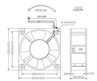 UF-155023BWH Teknik Çizim