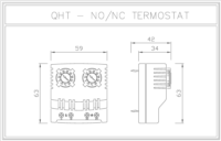 QHT-NC/NO Teknik Çizim