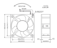 UF DA20060B24H Teknik Çizim